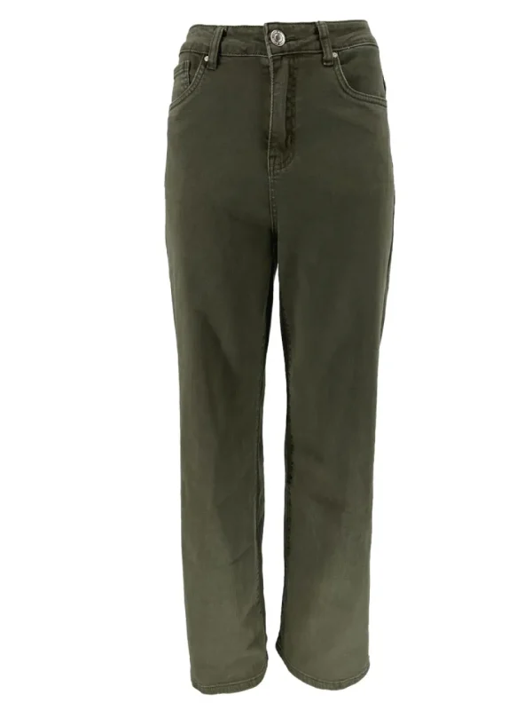 Goodies broek met rechte broekspijp army (DJ2498-13)