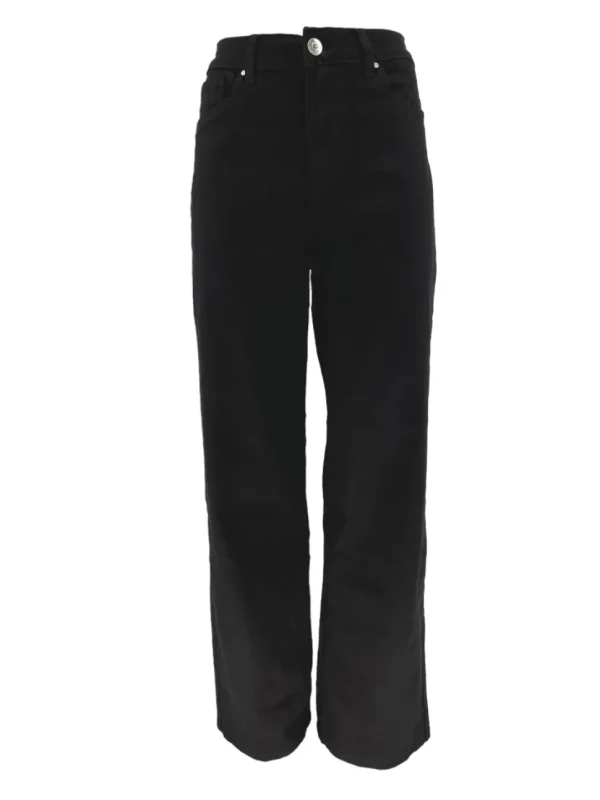 Goodies broek met rechte broekspijp zwart (DJ2498-1)