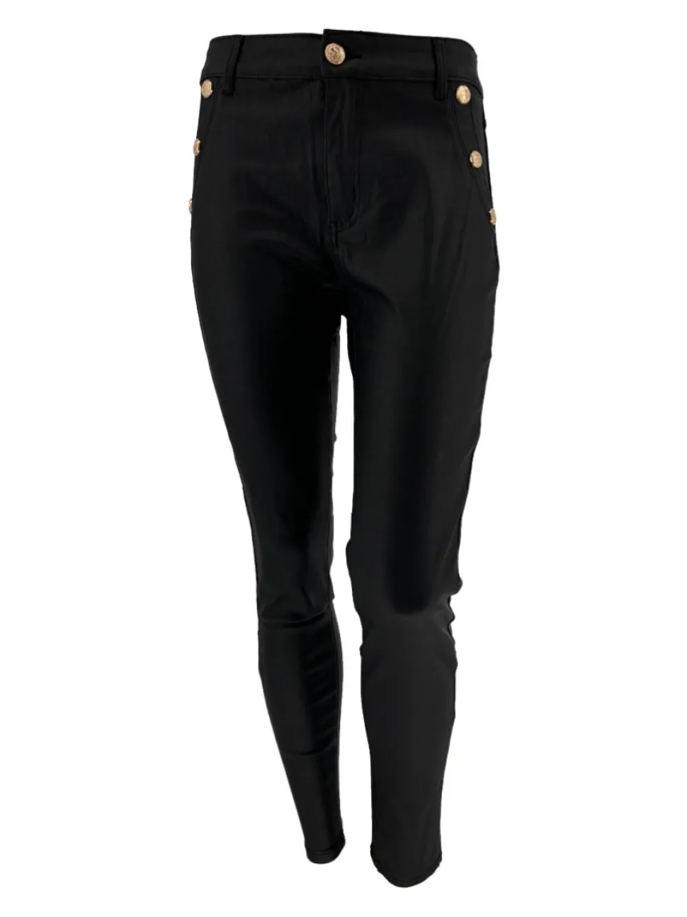 gsmack_coating_broek_met__0-2.webp G-smack coating broek met gouden knopen mat zwart (SW5045-16).