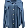 Jasje met kraag en knopen Lennie midnight blue