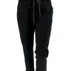 Jogg-jeans met koordje Monroe zwart