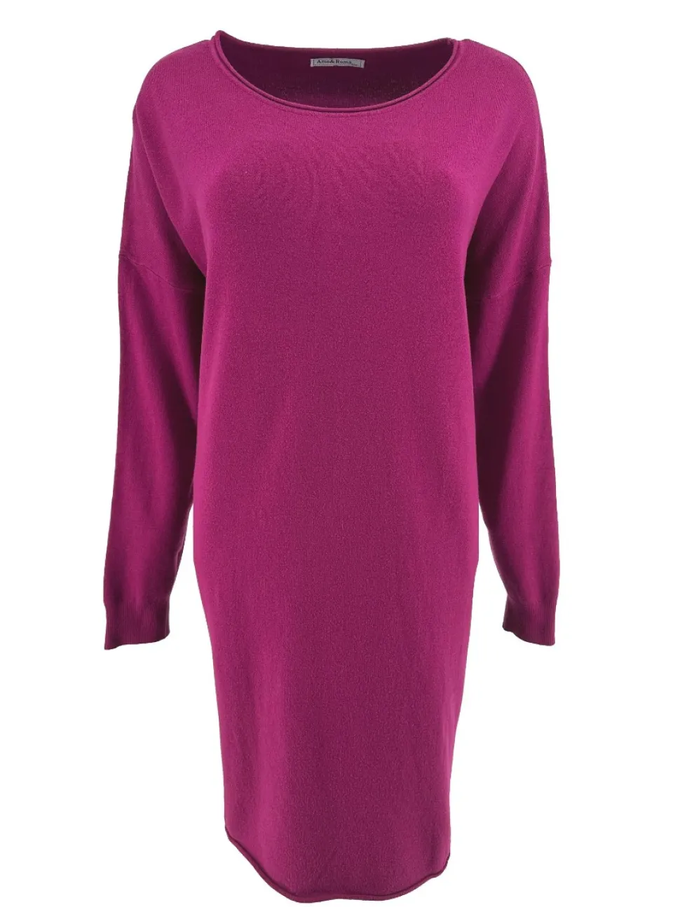 jurktuniek_met_lange_mouw_0-8.webp Jurk/tuniek met lange mouw en ronde hals cerise (HJD7915)JMK