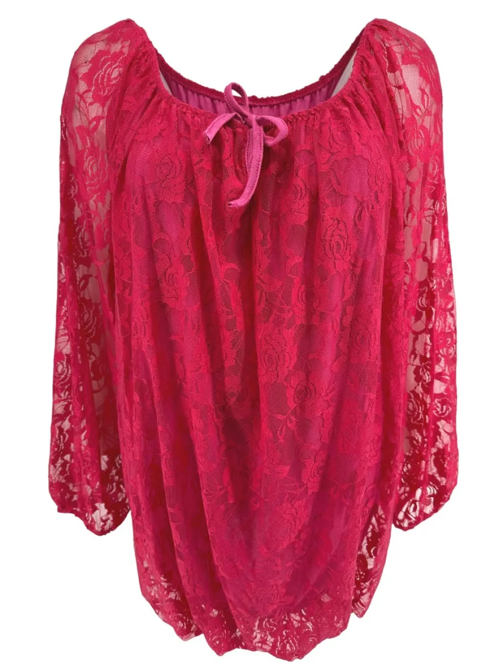 kanten_ballon_blouse_met__0-1.webp Kanten ballon blouse met koordje Celestine fuchsia
