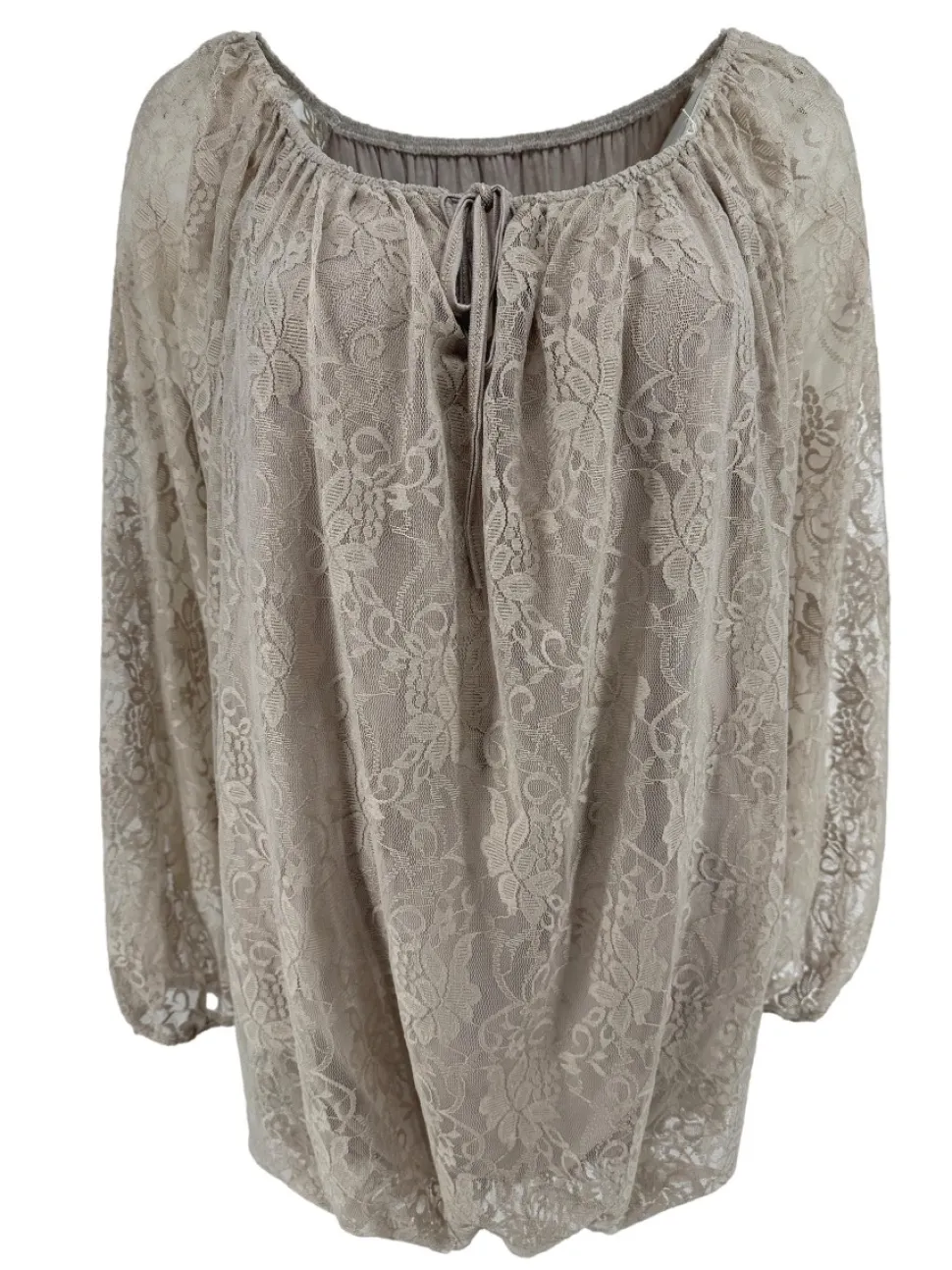 kanten_ballon_blouse_met__0-5.webp Kanten ballon blouse met koordje Celestine taupe