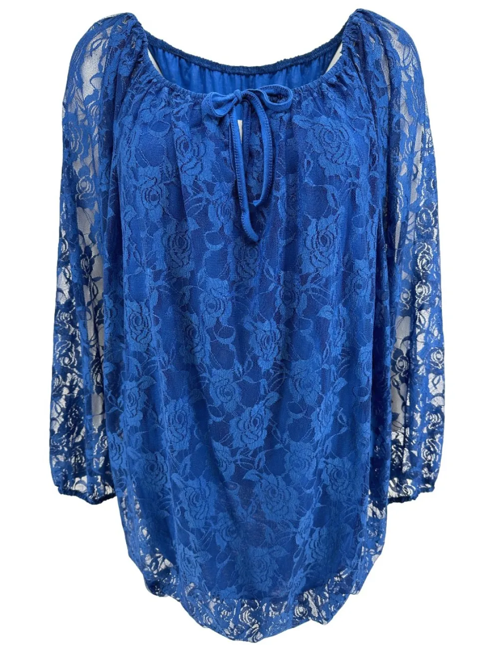 kanten_ballon_blouse_met__0.webp Kanten ballon blouse met koordje Celestine kobalt