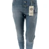 Karostar jeans met ribbed detail (K2551)