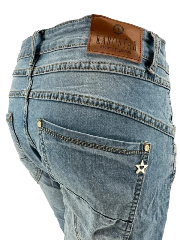 Karostar jeans met veel details op de zakken (K2577)