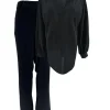 KLEINERE 2-delig set met blouse en broek Stanny zwart