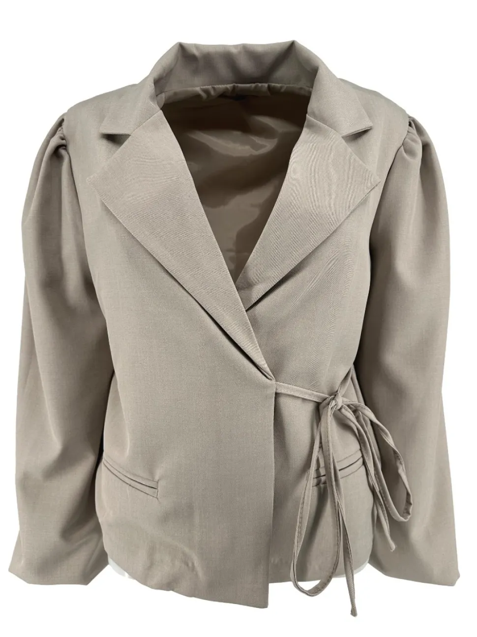kortere_blazer_met_strik__0-4.webp KORTERE blazer met strik aan de zijkant Mare taupe