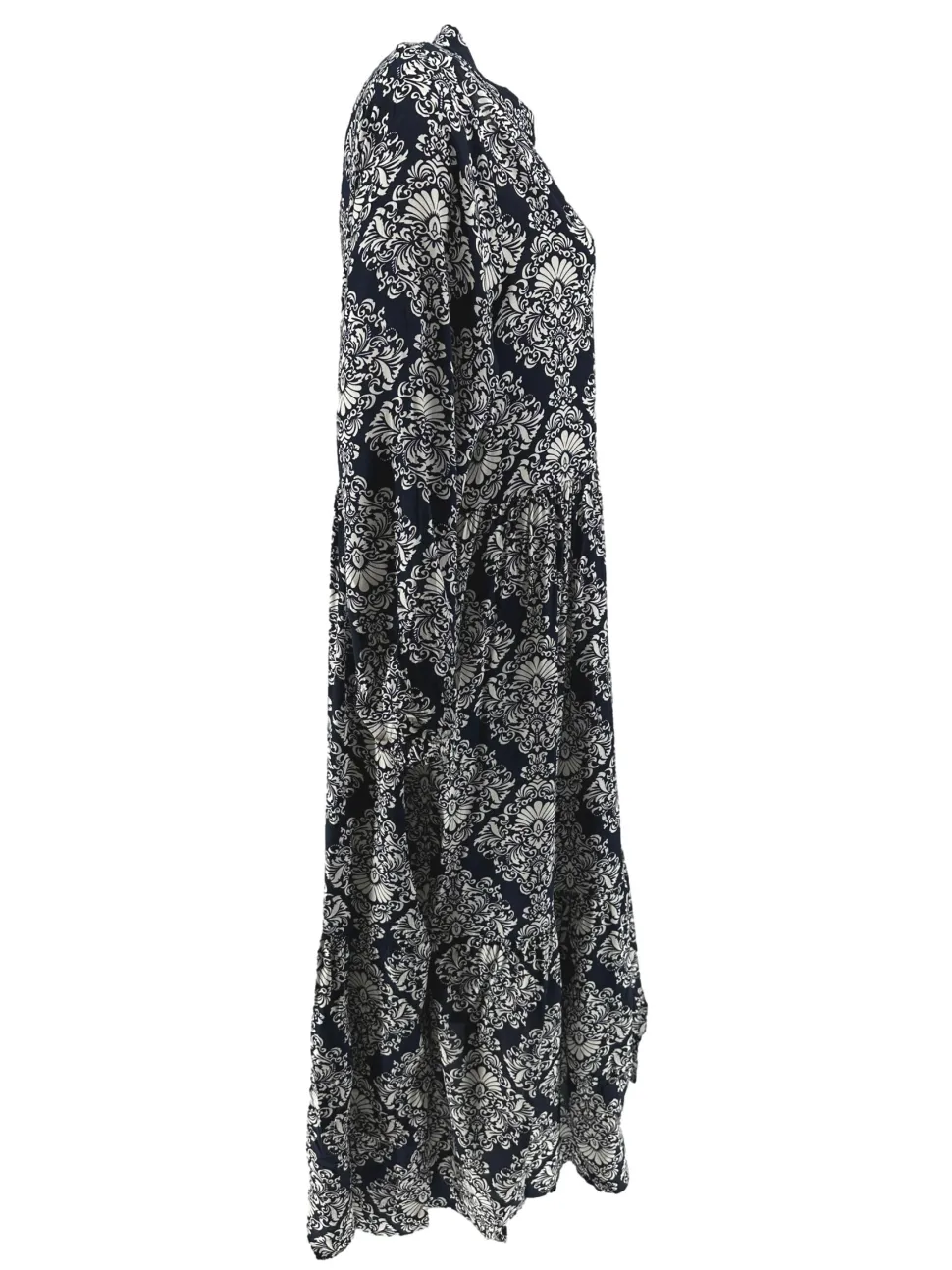 lange_jurk_met_stroken_en_1-1.webp Lange jurk met stroken en knoopjes barok donker blauw (B25-2) (LPJ)SALE