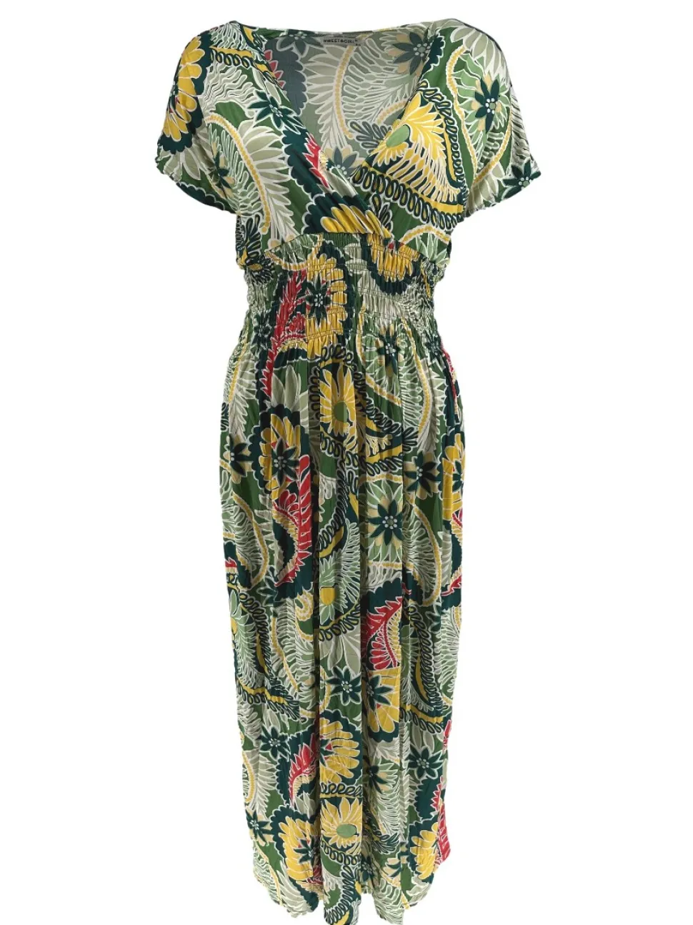 lange_travelstof_jurk_met_0-1.webp Lange travelstof jurk met smock in de taille varens groen (JS3176)