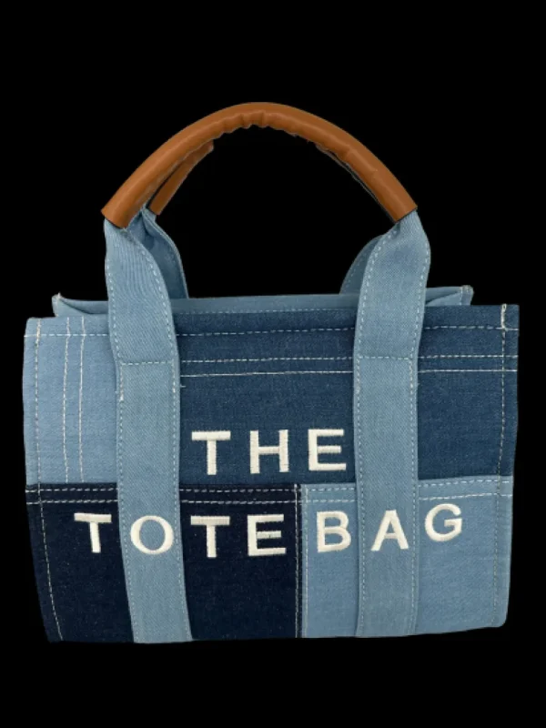 Limited licht denim tote bag medium 300-1#