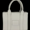 Medium size tote bag met ritssluiting BADGE (H3101) WHITE
