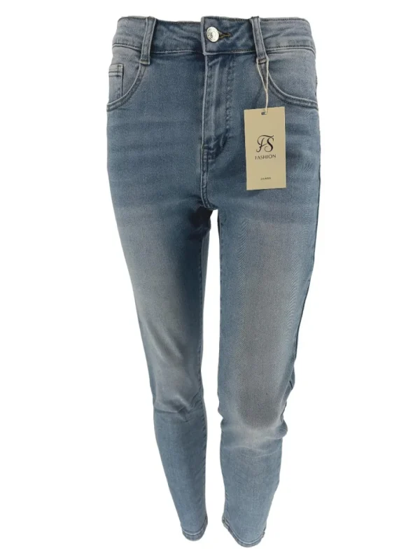Miss bon fashion jogg-jeans denim blauw (77882#)