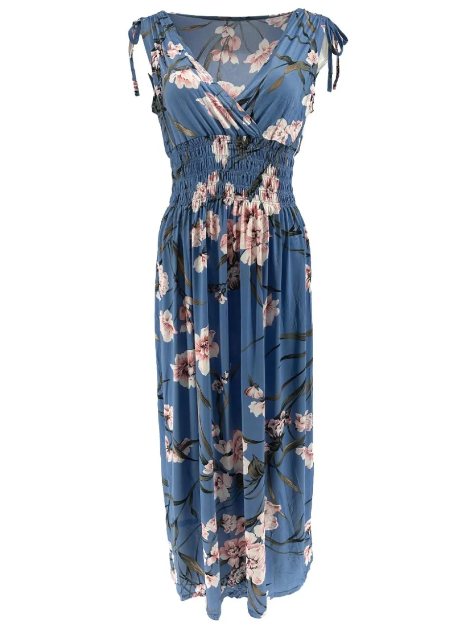 mouwloze_travelstof_jurk__0-2.webp Mouwloze travelstof jurk Magnolia jeans blauw (JS3068)