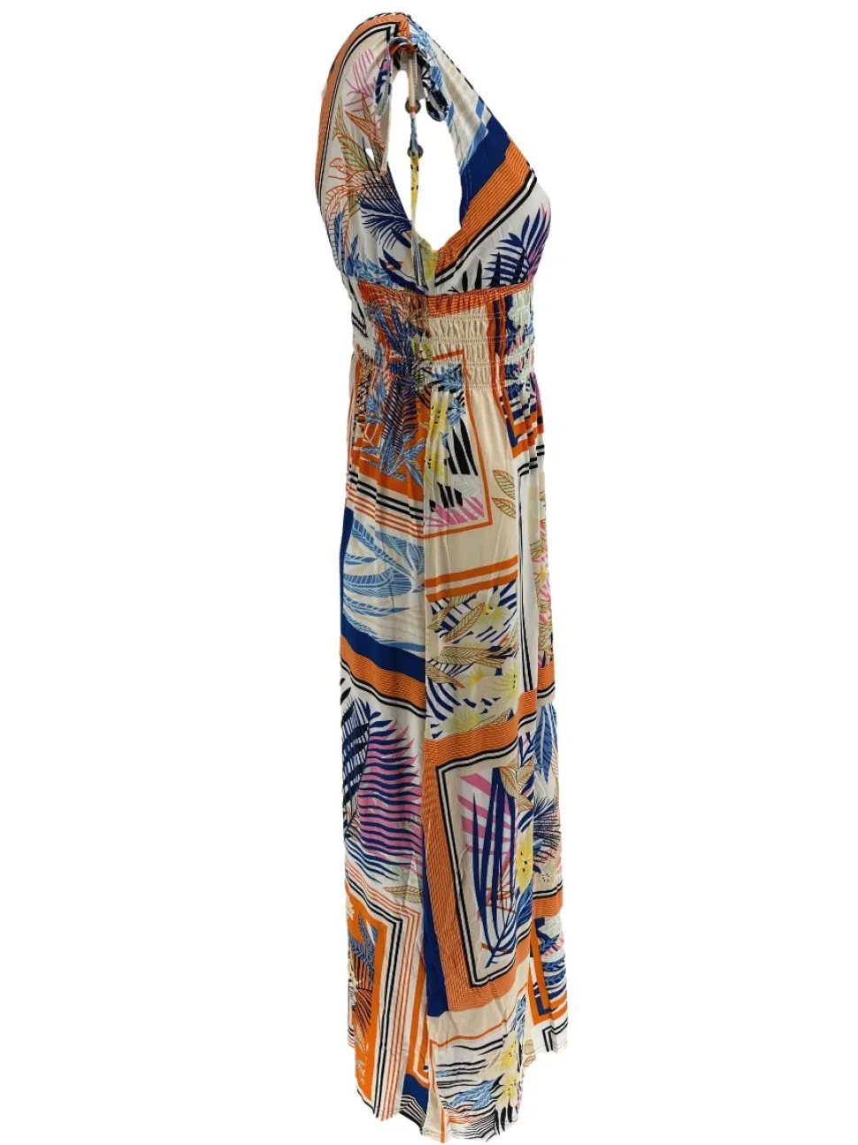 mouwloze_travelstof_jurk__1-13.webp Mouwloze travelstof jurk Framed oranje (J-79#)