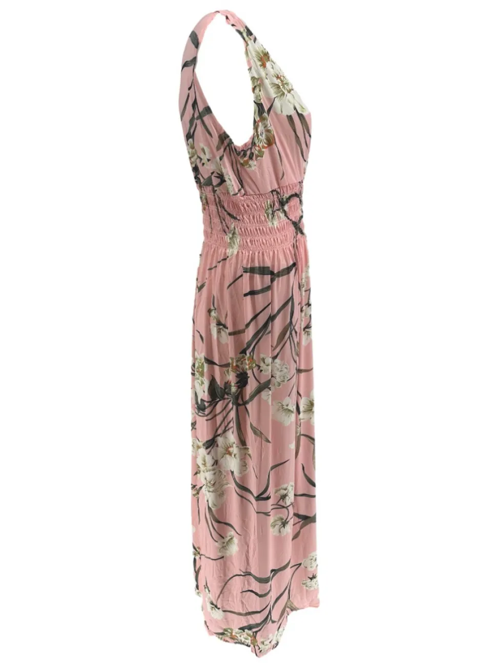 mouwloze_travelstof_jurk__1.webp Mouwloze travelstof jurk Magnolia roze (JS3068)