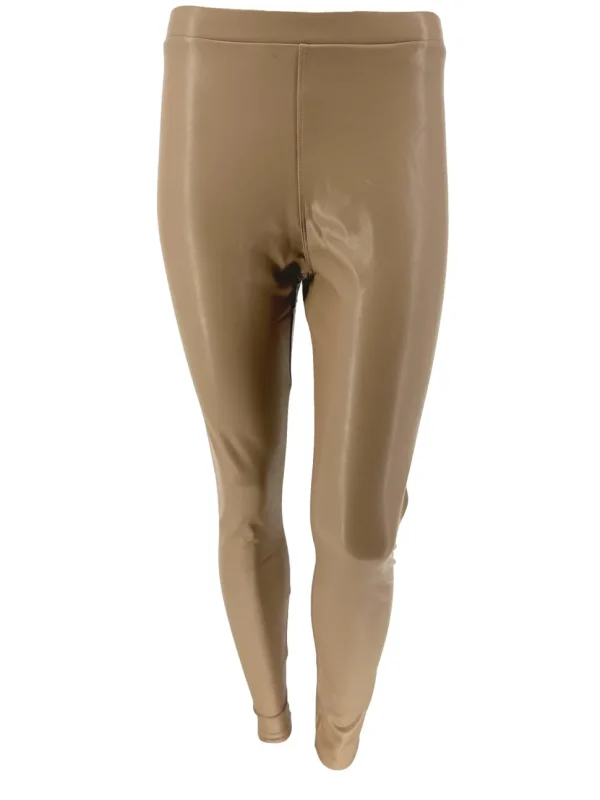 NORFY legging met hoge taille beige