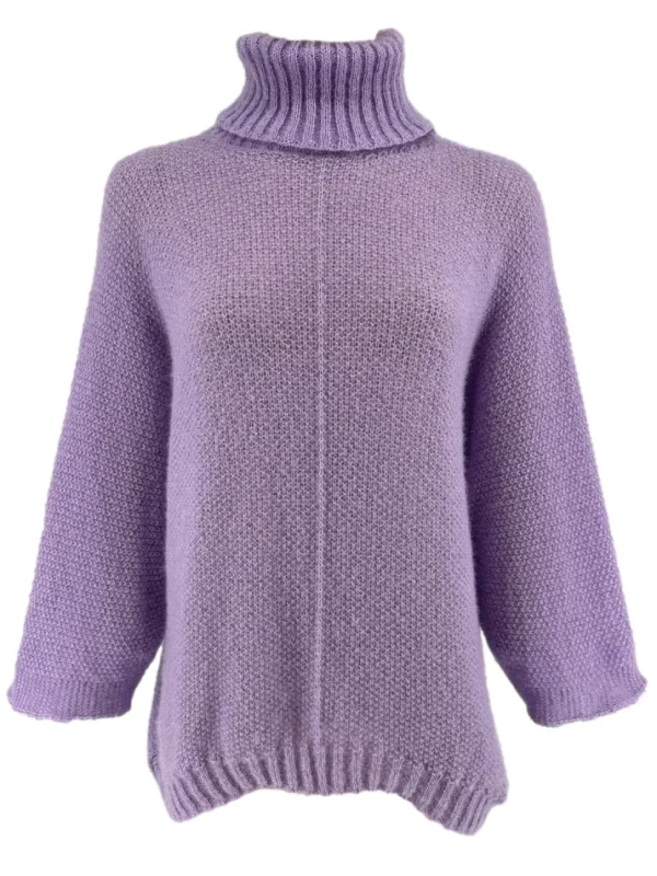 Oversized fluffy coltrui Trisha lila
