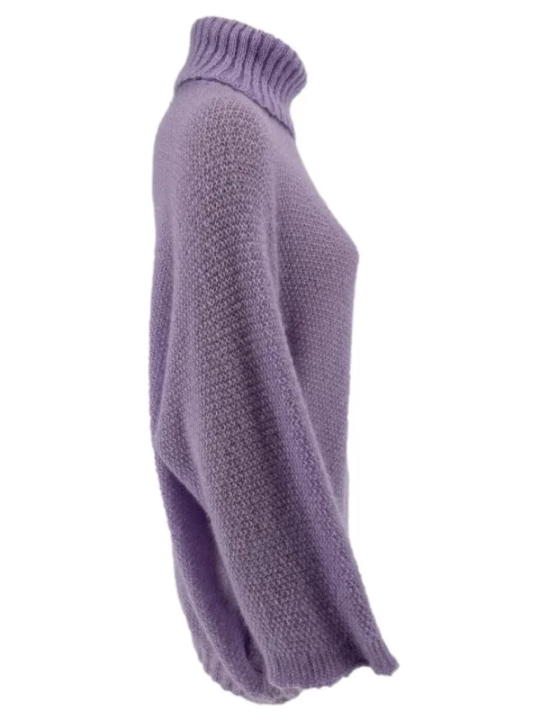 Oversized fluffy coltrui Trisha lila
