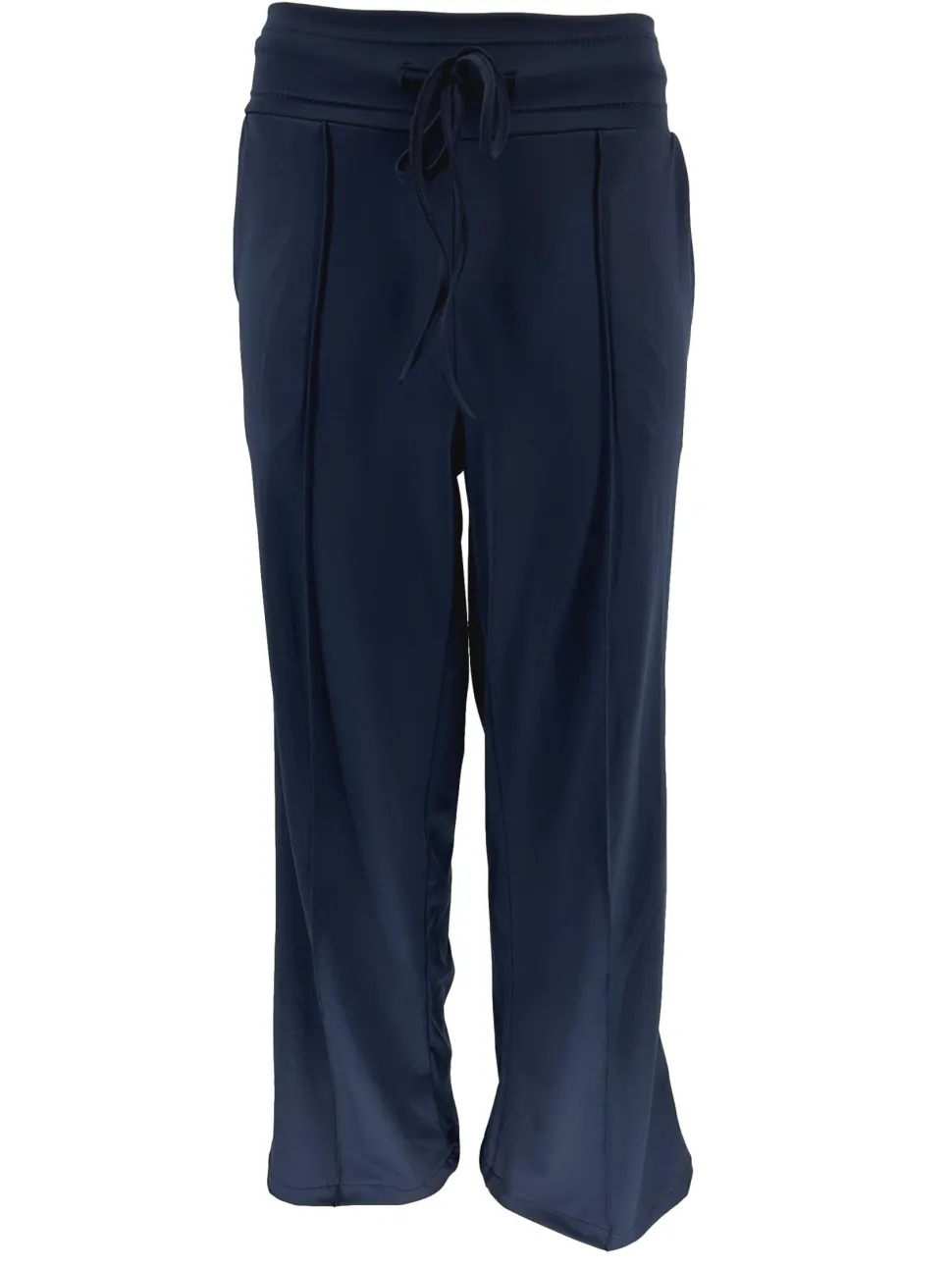 rechte_travelstof_broek_m_0-2.webp Rechte travelstof broek met koord RORO donker blauw.BFT
