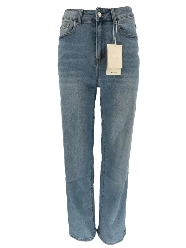 Redberry jeans met wide leg blauw (A048-1)