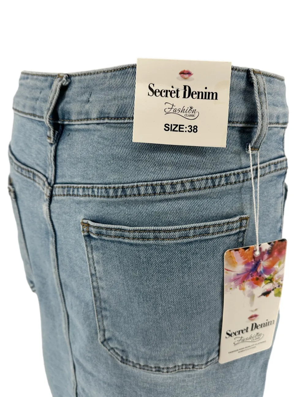 secret_light_denim_rok_me_1.webp Secret light denim rok met knoopsluiting en zakjes aan de voorzijde (77620#)(JRC) SALE
