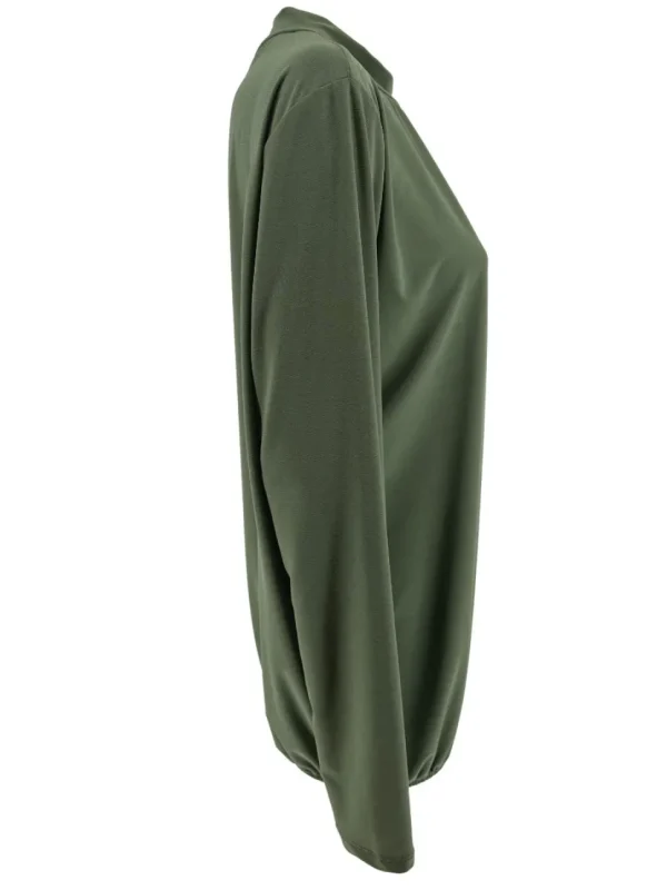 Shirt met lange mouw en opstaande kraag Jill uni army
