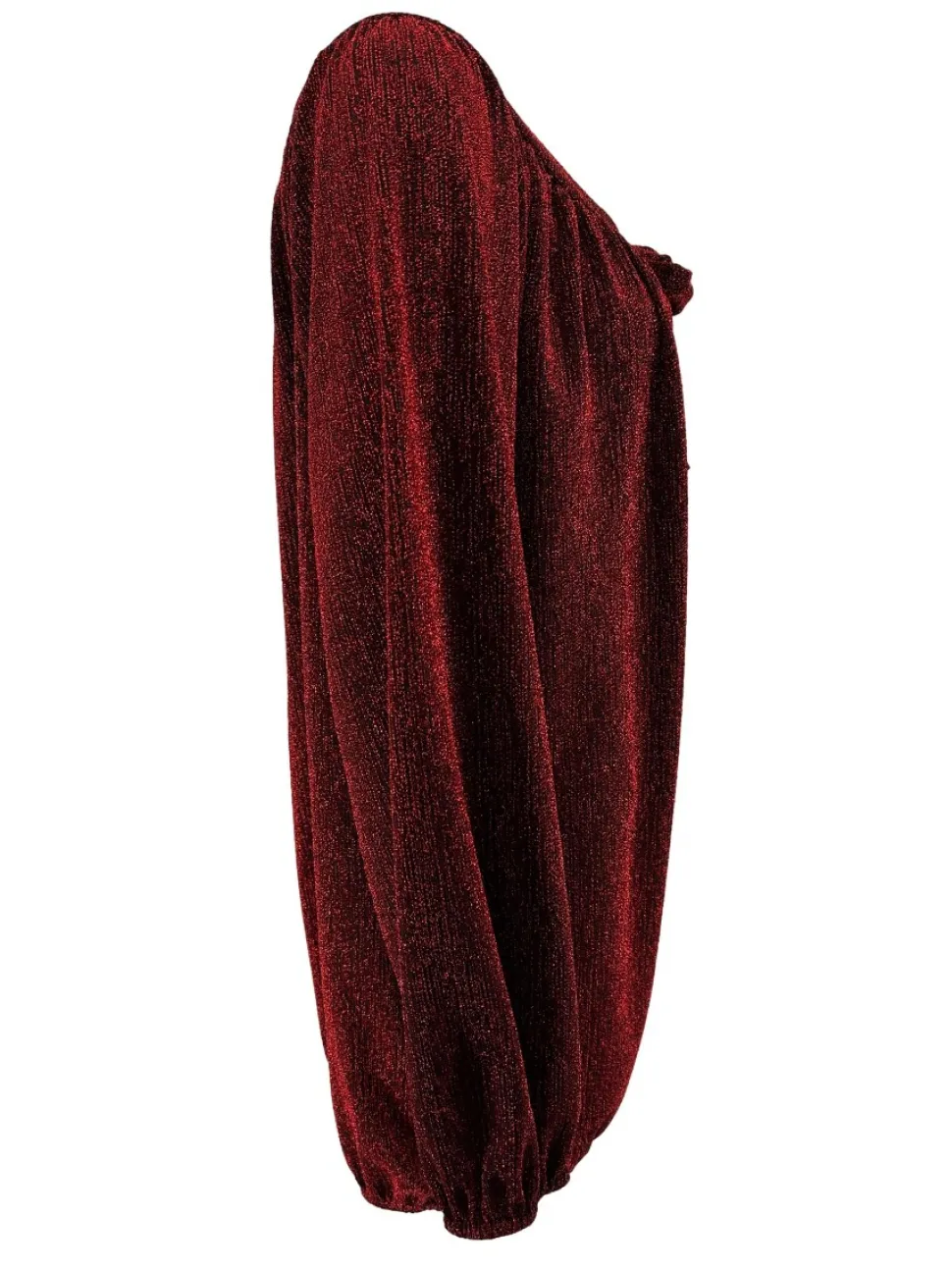 shirt_met_lange_mouw_en_s_1.webp Shirt met lange mouw en strik hals van travelstof Mimi GLITTER rood (FBK)