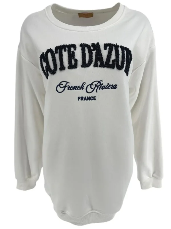 Sweater Cote D'azur off-white