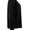 sweater met 5 knoopjes op de mouw zwart (GTS)