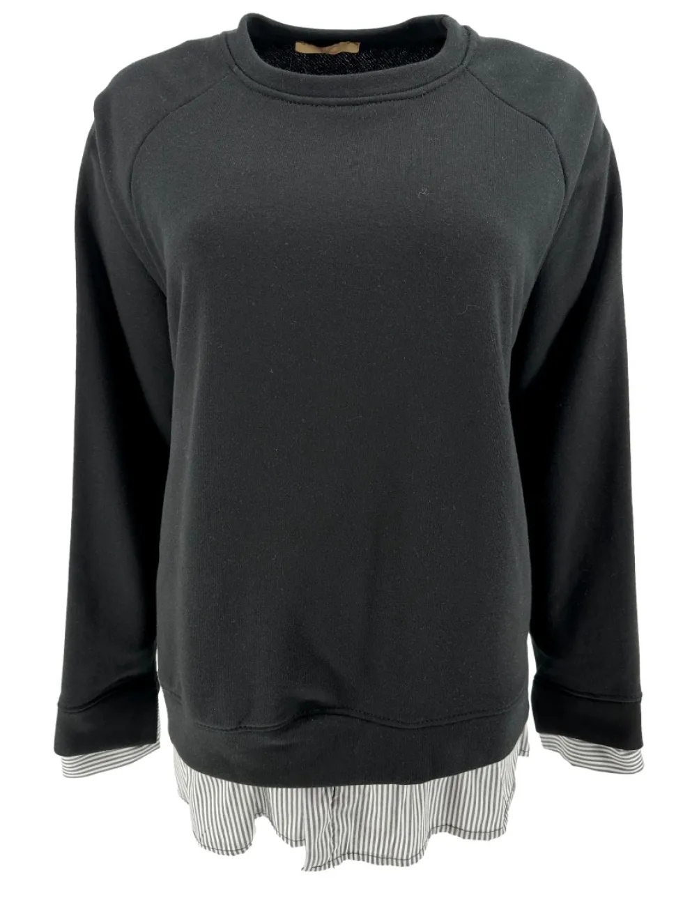 sweater_met_gestreepte_fa_0-2.webp Sweater met gestreepte fake blouse zwart
