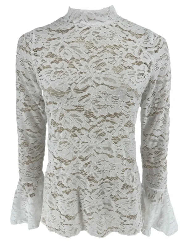 Top van kant met knopen op de rug en MATEN Rose off-white (SALE)