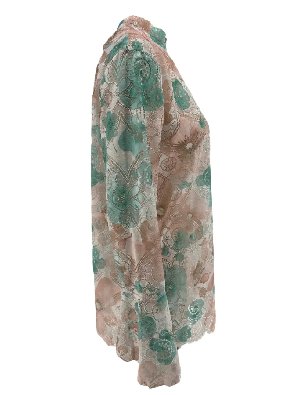 top_van_kant_met_trompet__1-2.webp Top van kant met trompet mouw en BLOEMEN mint