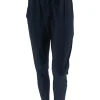Travelstof broek met naad aan de voorzijde Billie donker blauw