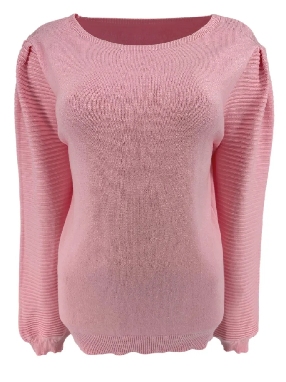 trui_met_geribbelde_lange_0.webp Trui met geribbelde lange mouw Mies licht roze(TUS)