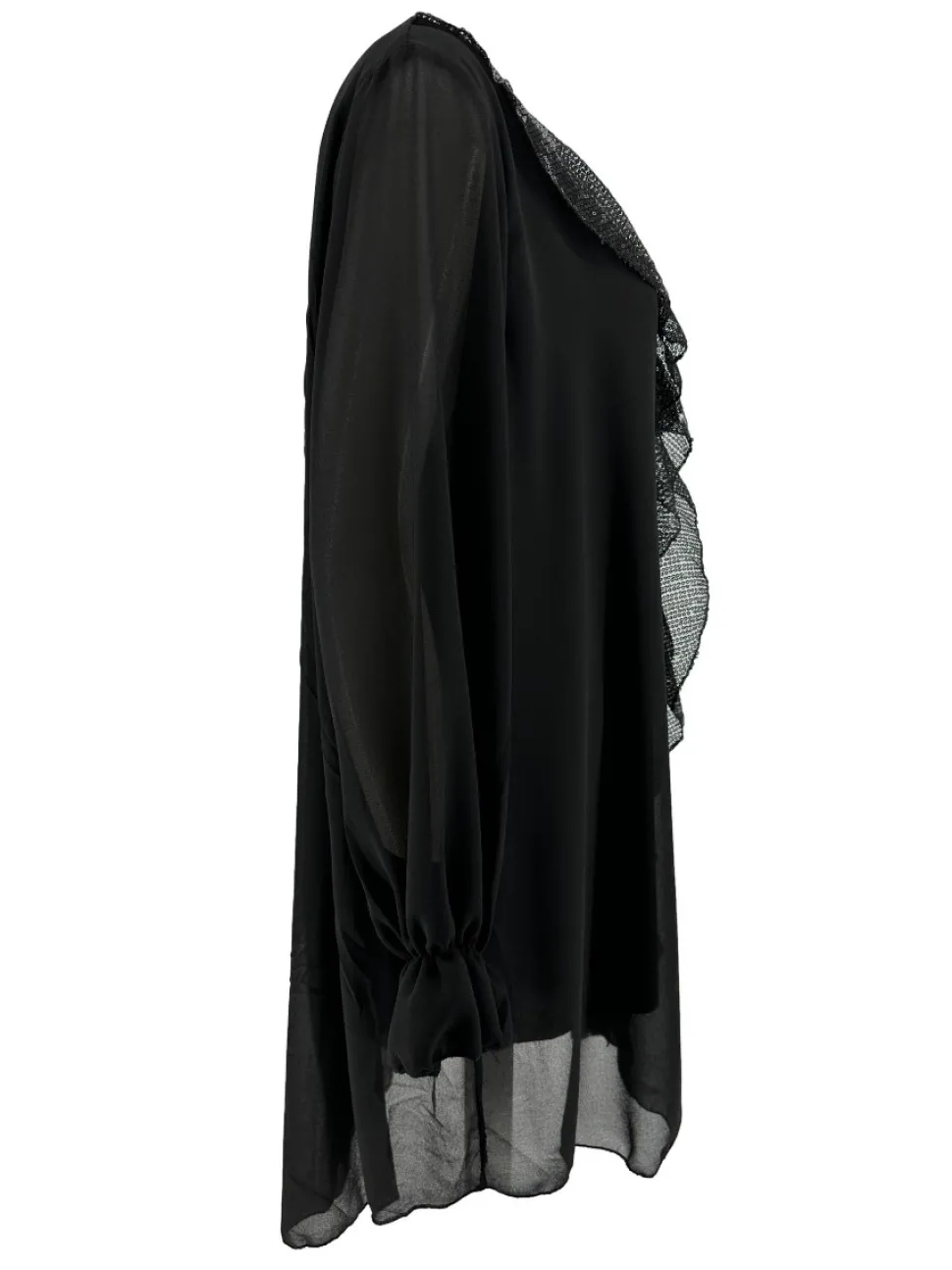 voile_blouse_met_knopen_e_1.webp Voile blouse met knopen en pailletten ruffle Libby zwart