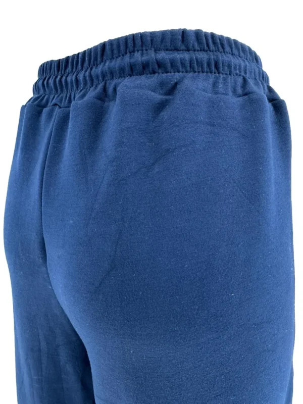Wijde broek met sterretjes bies donker blauw.(gts)