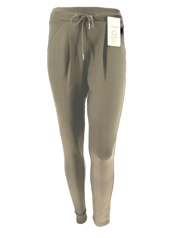 YU Travel broek soft met koord leafless tree R238