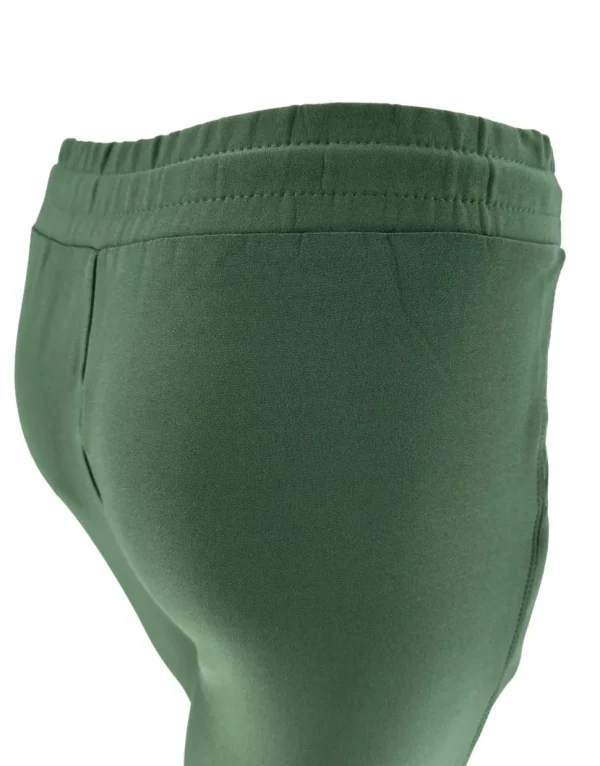 YU Travel broek soft met koord army R238
