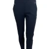 YU&ME Comfy broek/tregging soft star (R216) donker blauw