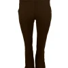 YU&ME Comfy FLAIR broek/tregging soft (R227) bruin