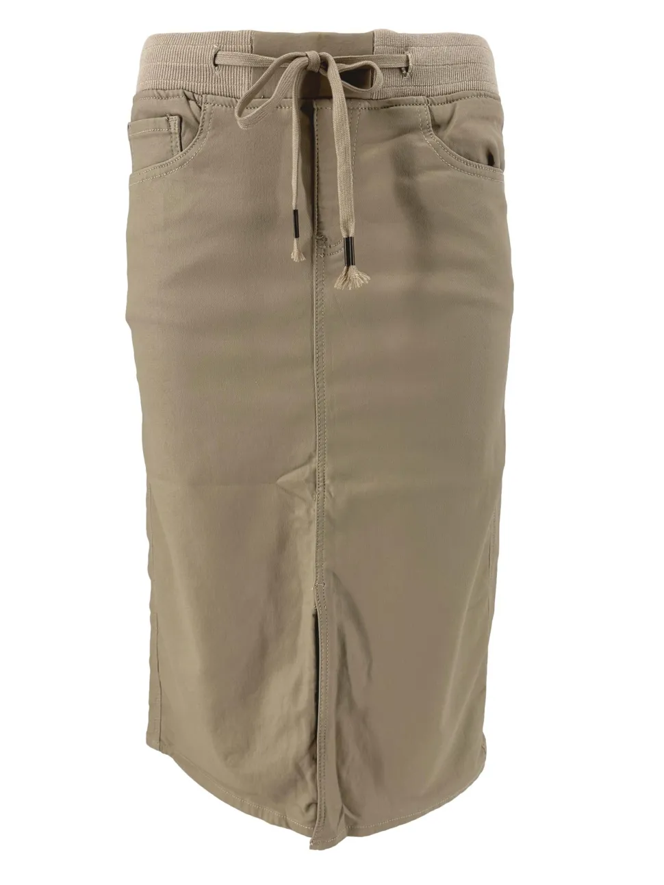 zac__zoe_leatherlook_rok__0.webp ZAC & ZOE Leather-look rok met elastische boord beige (B561-B-1)