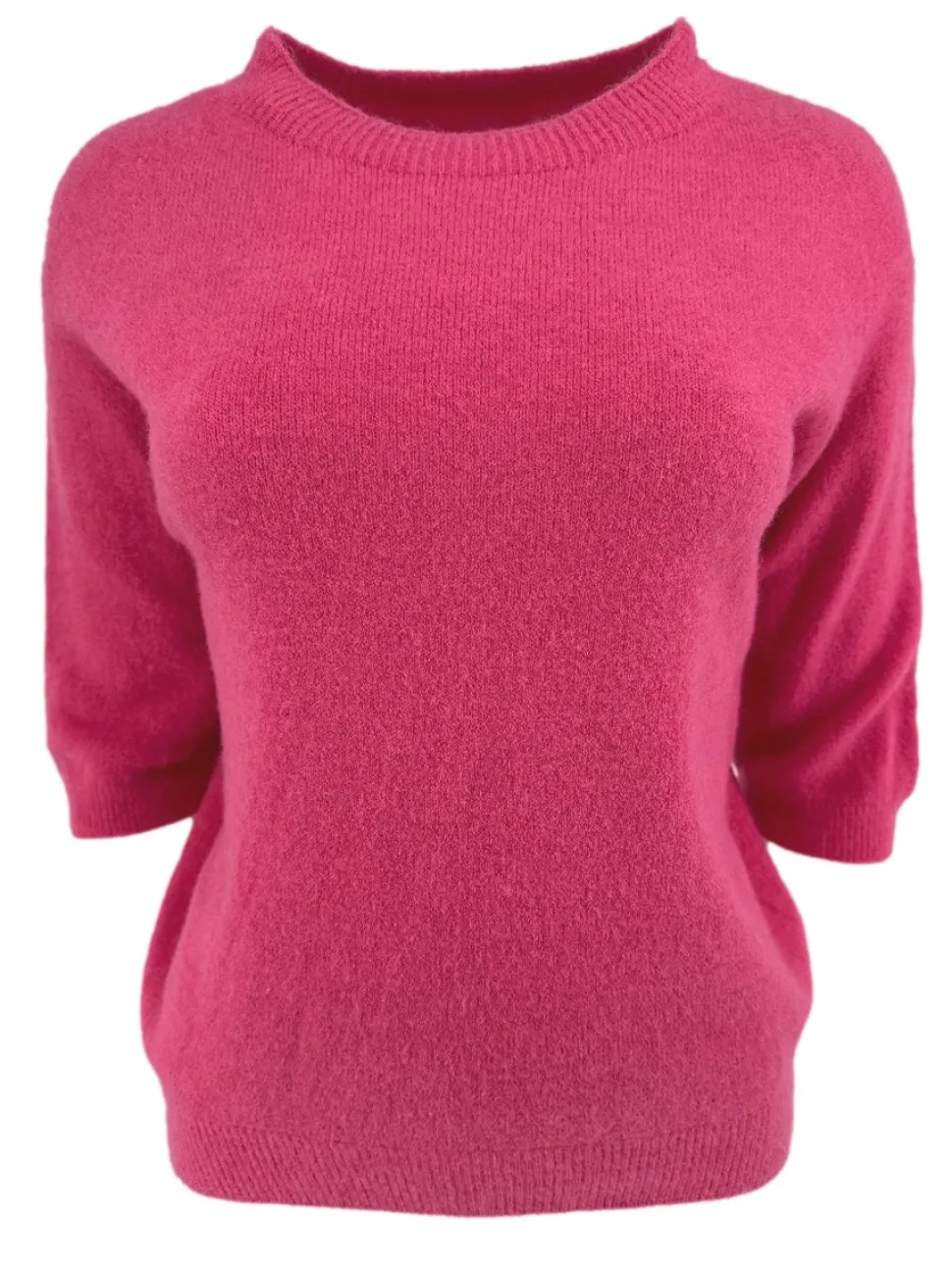 zacht_trui_met_ronde_hals_0-6.webp Zacht trui met ronde hals en 3/4 mouw ALPACA fuchsia