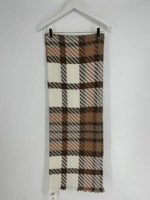 Zachte sjaal striped beige (FA-2402)